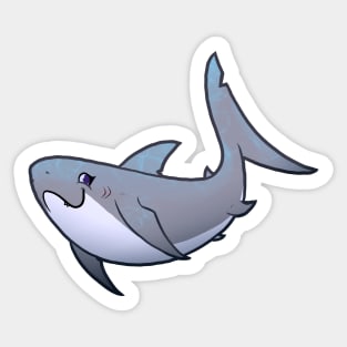 Graceful Shark Sticker